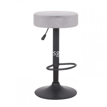 Linen Bar Stool With No Back